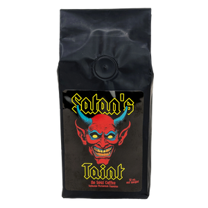 Satan's Taint Extra Dark Roast No Soul Coffee 12 ounce bag